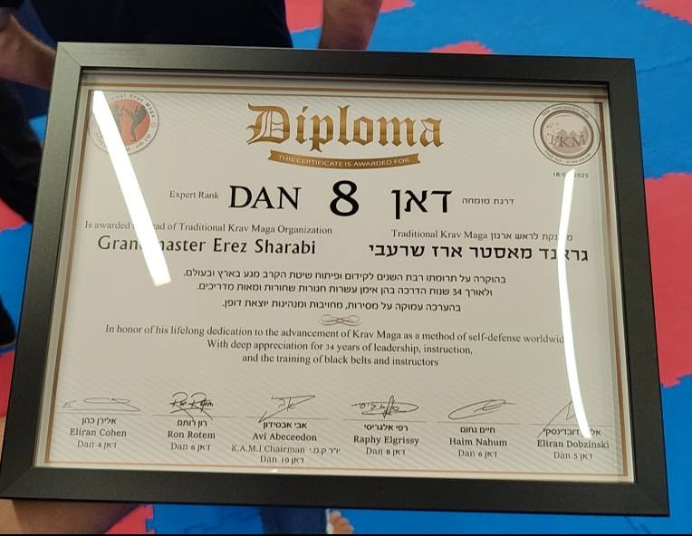 Dan 8 ceremony for Head of TKM